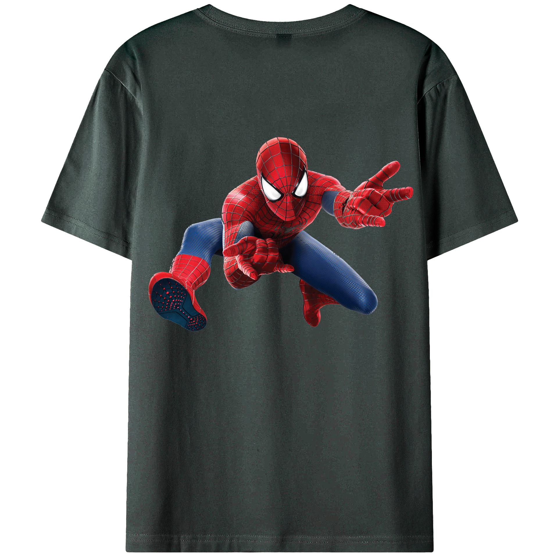 （画像用） アベンジャーズ The Avengers 綿100％ メンズ半袖Tシャツ（バックプリント） 通気性